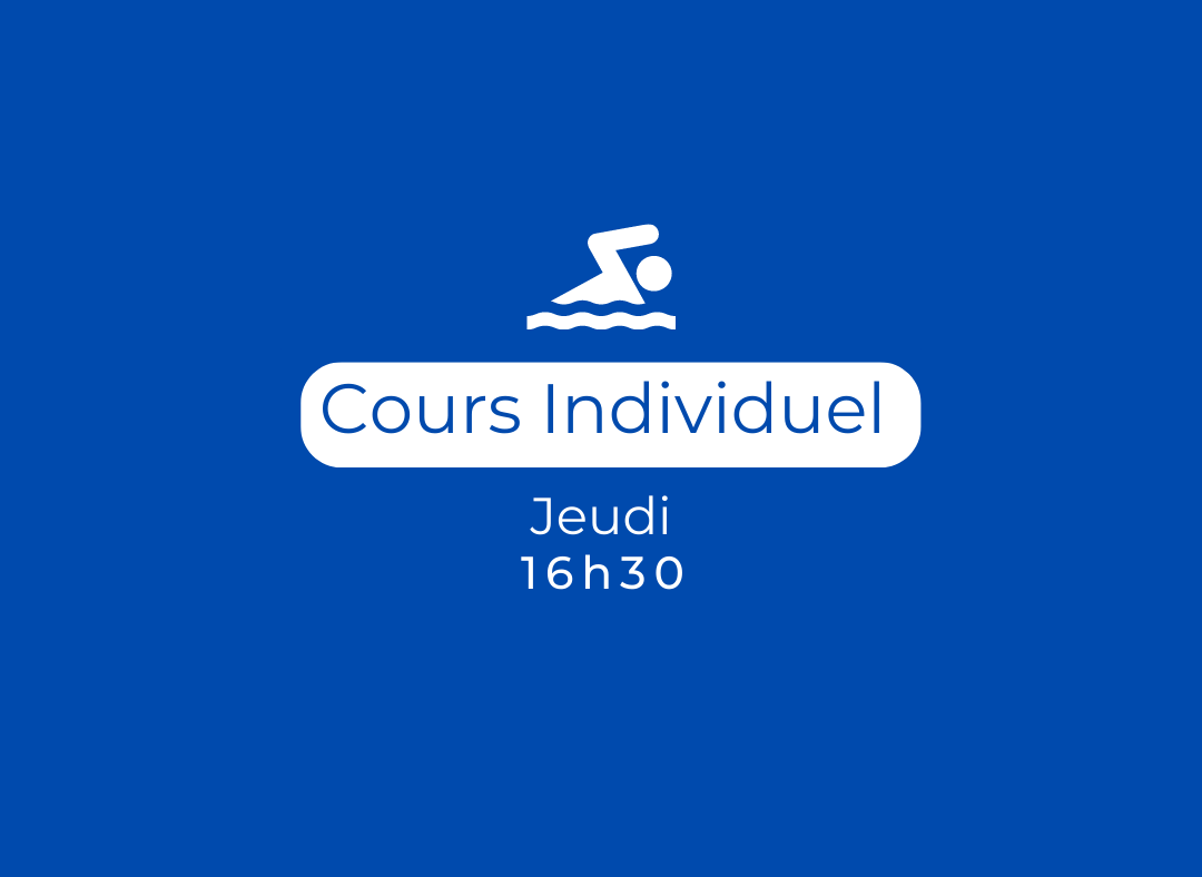 Cours individuel - Jeudi 16h30